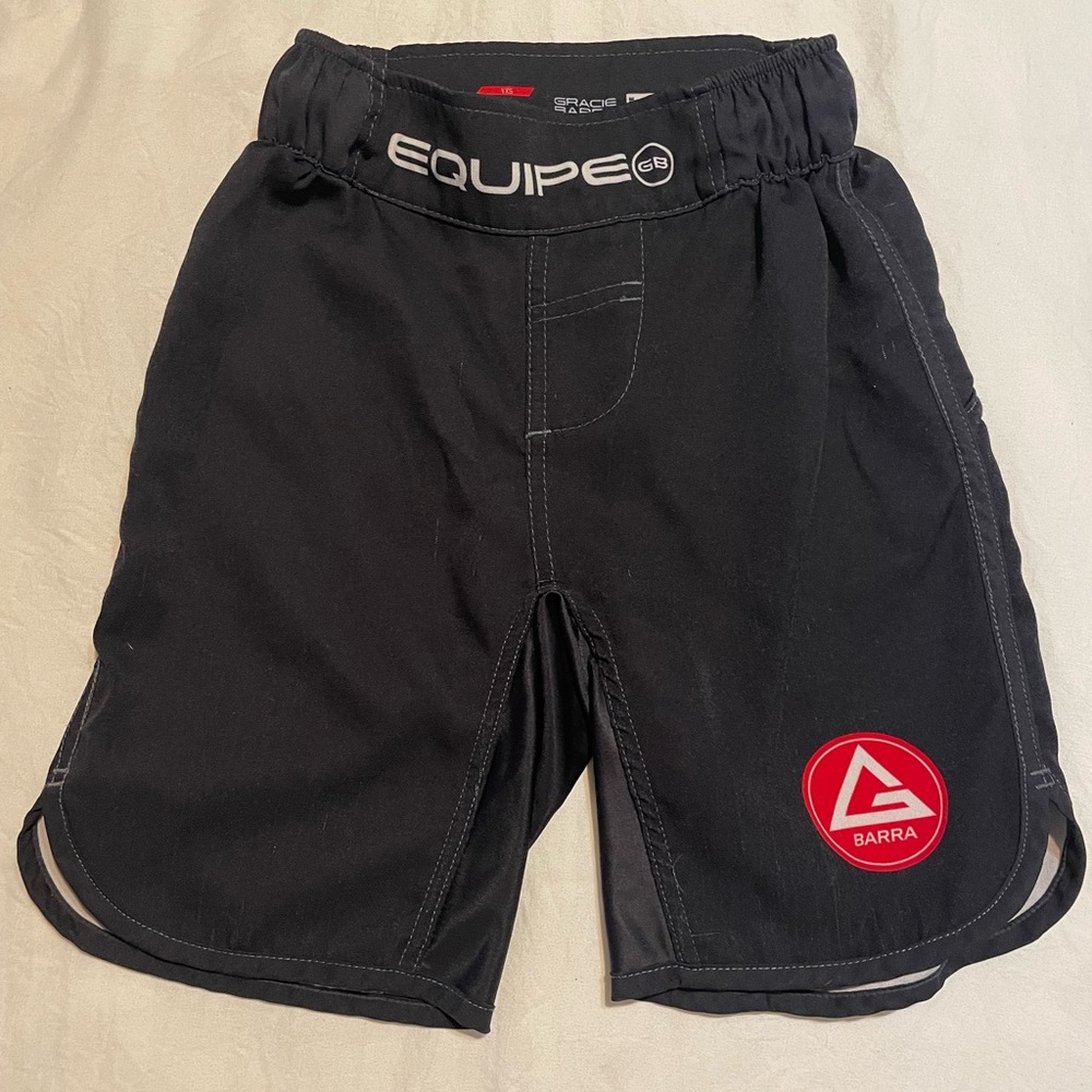 Gracie Barra, youth, no gi, jiu jitsu training shorts